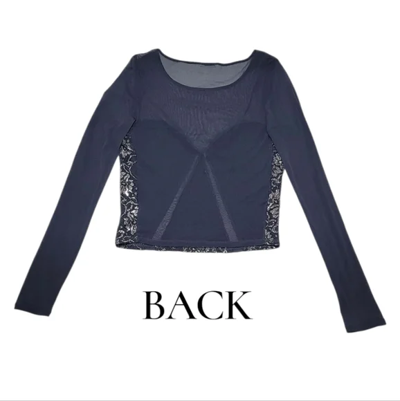 Kimchi Blue Sparkle Sheer Top - Picture 7 of 9